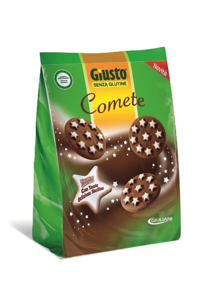 GIUSTO COMETE BISCOTTI 200G S/G