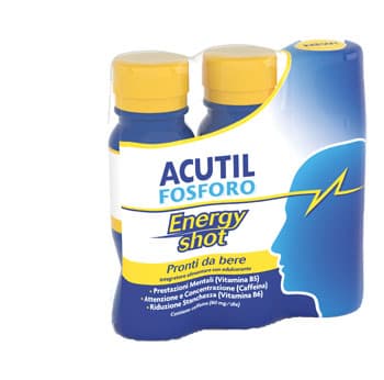 Acutil Fosforo Energy Shot 3 bottiglie da 60 ml