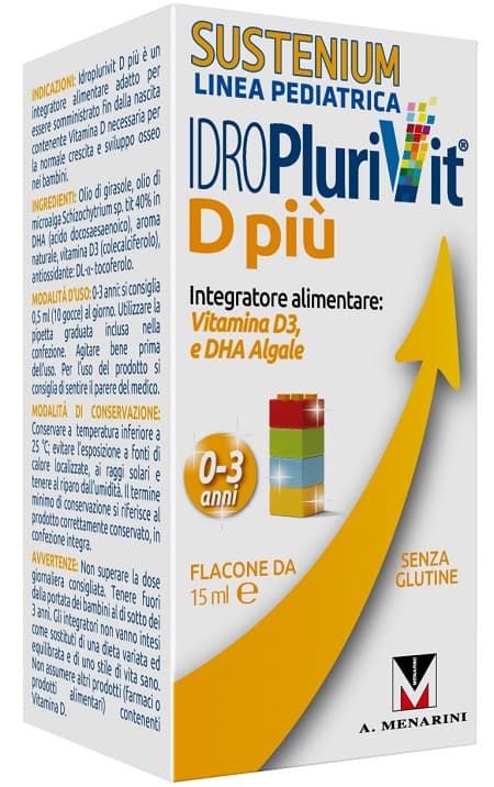 IDROPLURIVIT D+ SUSTENIUM 15ML