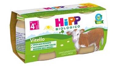 HIPP BIO OMOG VITELLO 2X80G