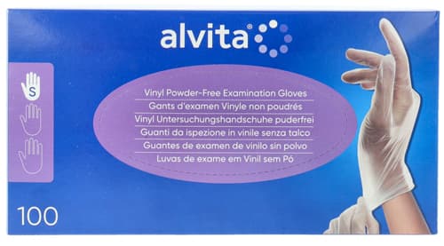 ALVITA GUANTI VINILE S/POLV M