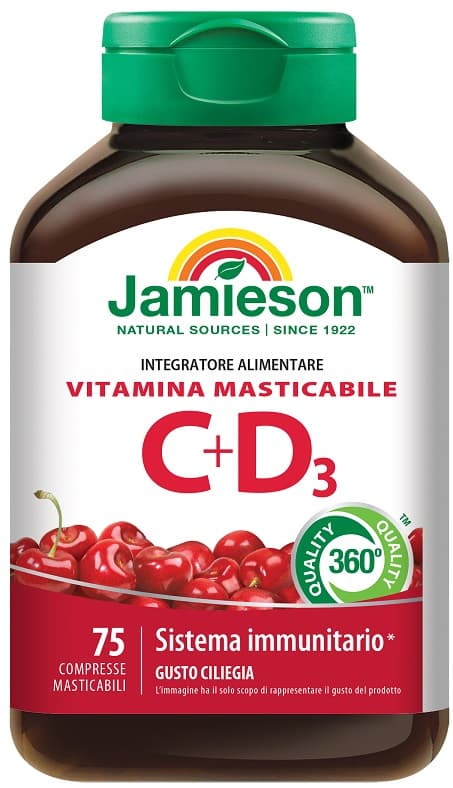 JAMIESON VITAMINA C500+D 75CPR