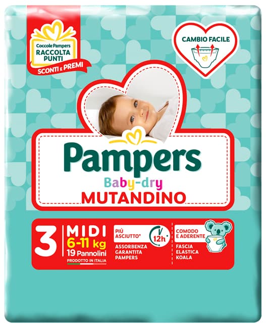 PAMPERS BD MUT SM TG3 19PZ 1270