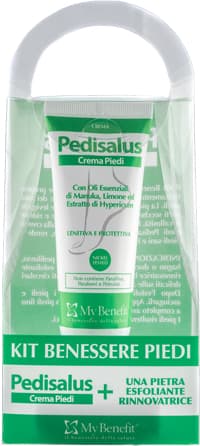 Kit Benessere Piedi Pedisalus 1 Pedisalus + 1 Pietra Esfoliante
