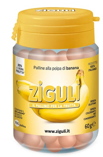 Ziguli-banana 100palline 60g