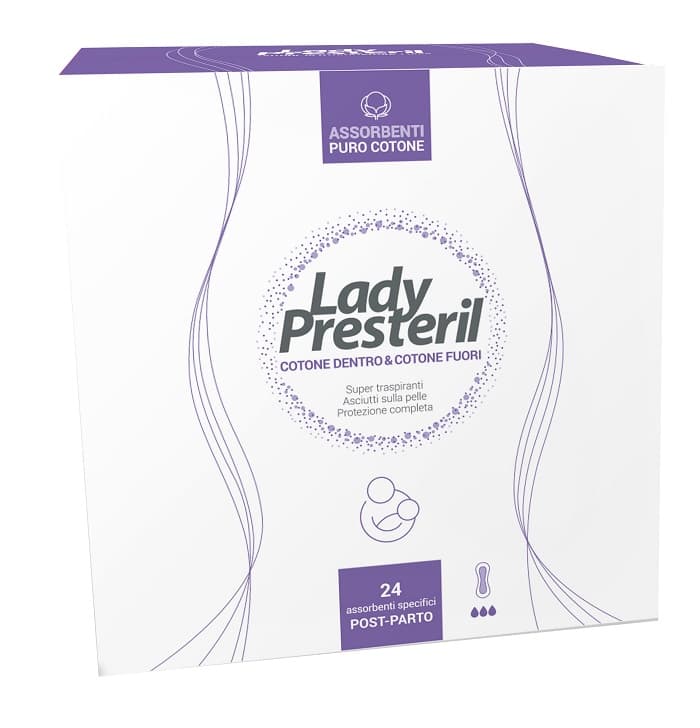 LADY PRESTERIL POSTPARTO 24 PEZZI