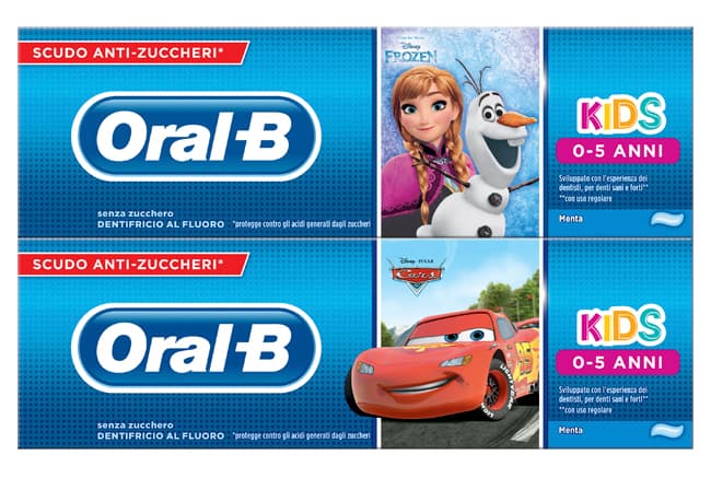 ORALB DEN KIDS FROZ&CAR 0-5 75