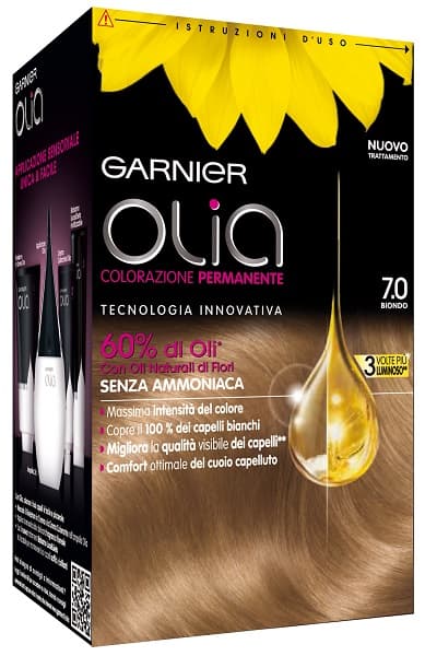 olia colorazione per capelli biondo n.7,0