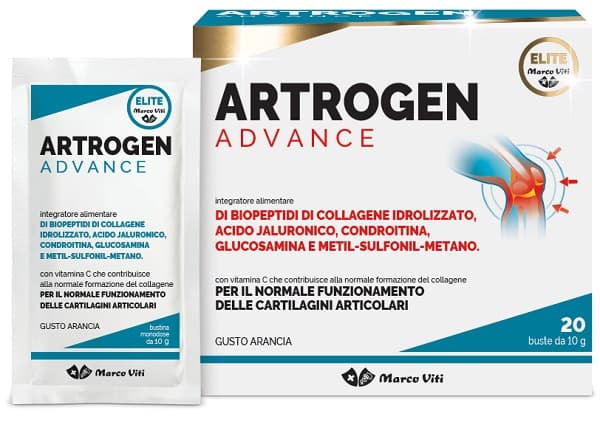 Artrogen Advance Integratore per le Cartilagini 20 Bustine