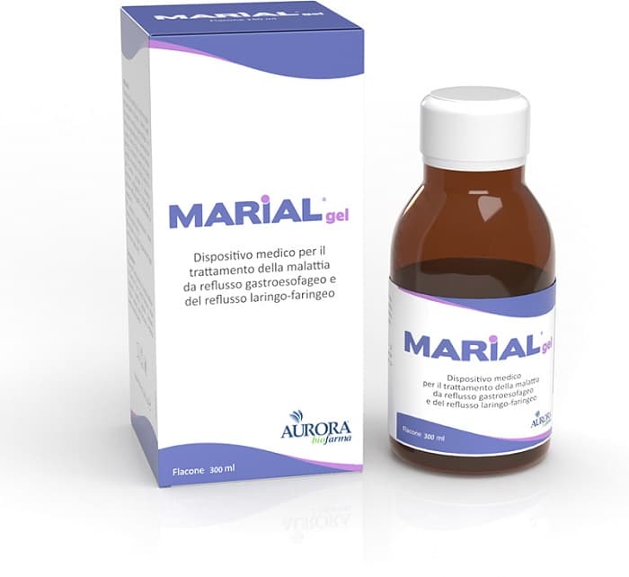 MARiALgel sciroppo gelificato 300ml per il trattamento del reflusso di Aurora Biofarma