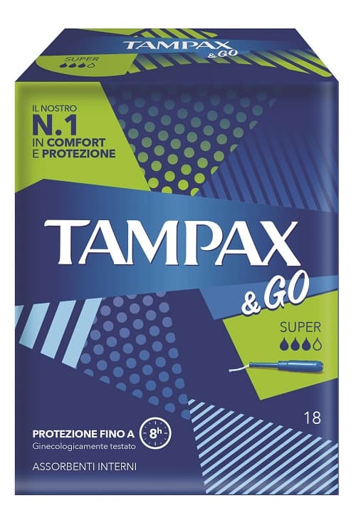 TAMPAX &GO SUPER 18PZ 8423