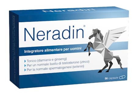 Neradin 56 capsule integratore per il benessere e la vitalità maschile