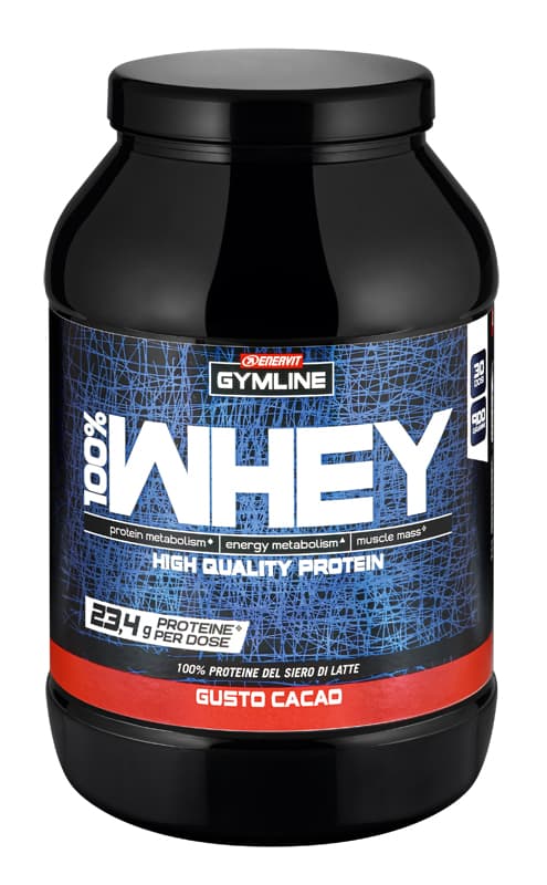 GYMLINE 100% WHEY CONC CACAO900G