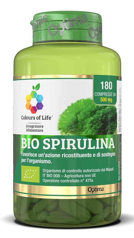 Bio Spirulina 180 Cpr Colours