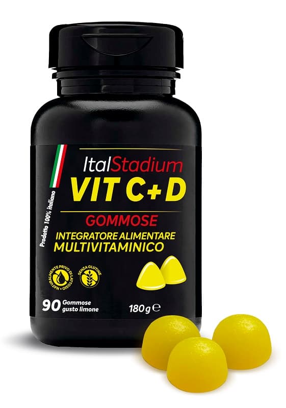 ITALSTADIUM Vit C+D 90 Gommose