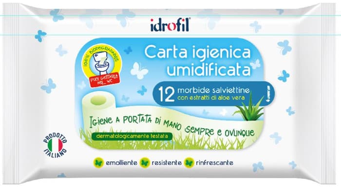 CARTA IGIEN BIODEGR 12PZ IDROFIL