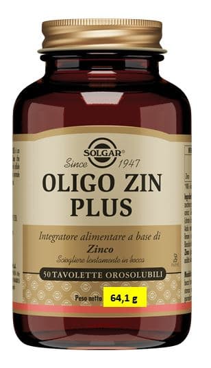 OLIGO ZIN Plus 50 Tav.SOLGAR