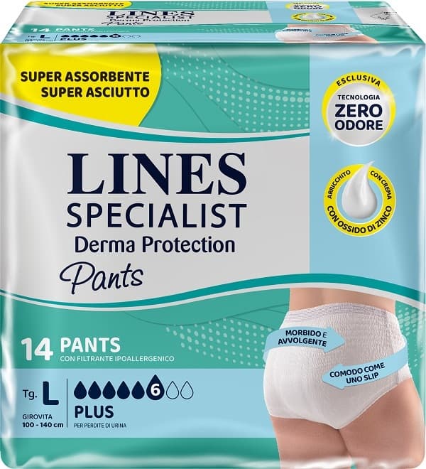LINES SP DERM Pants Pl.L 14pz