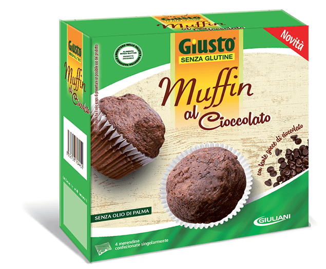 GIUSTO S/G MUFFIN CIOCCOLATO