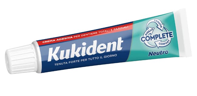 Kukident Neutro Crema Adesiva Per Dentiere 65 gr