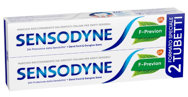 SENSODYNE F PREVION 2X75ML