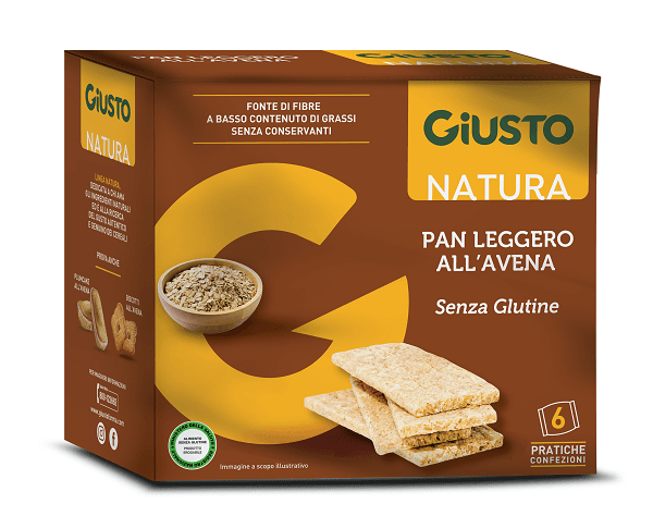 GIUSTO S/G PanLegg.Avena 6x25g