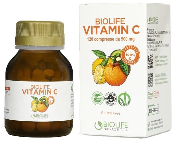 BIOLIFE VITAMIN C 120CPR