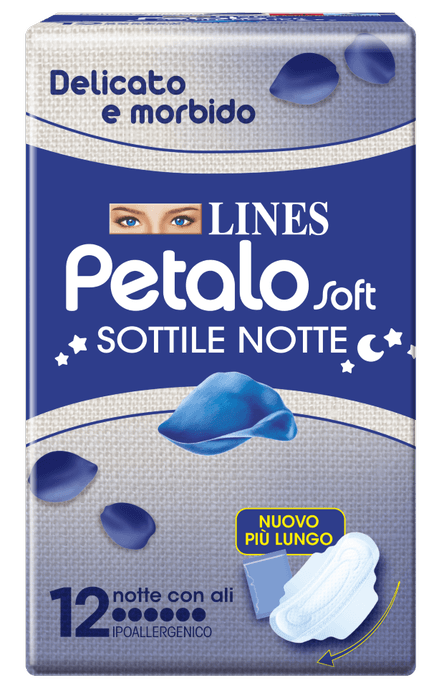 LINES PETALO Soft Notte 12pz