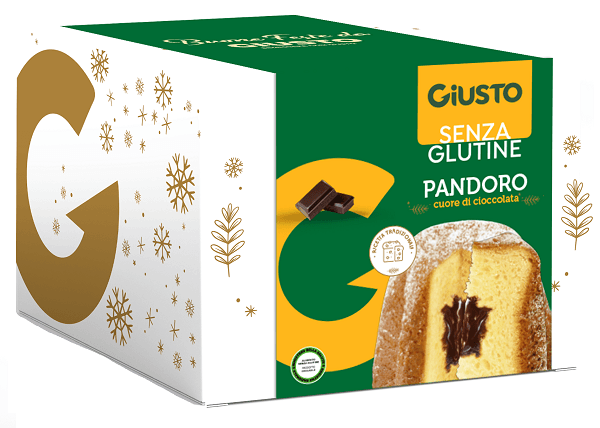 GIUSTO S/G Pandoro Cuore Cacao