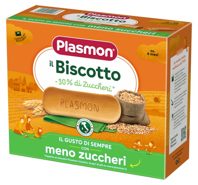 PLASMON Bisc.-30% Zucch.720g