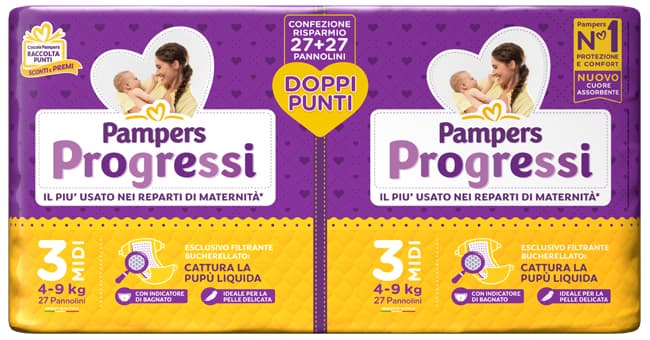 PAMPERS PROG MIDI PAC DPP 54PZ