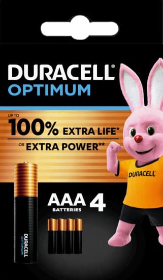 DURACELL OPTIMUM AAA B4 4pz