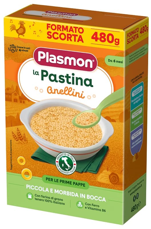 PLASMON PASTINA ANELLINI 480G