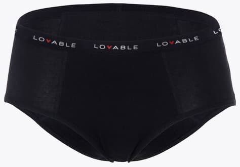 LOVABLE SLIP FLUSSO MEDIO NERO