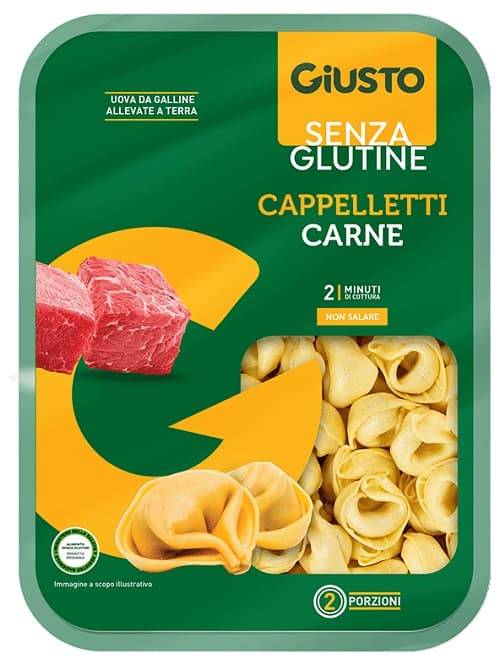 GIUSTO S/G Pasta Cappell.Carne