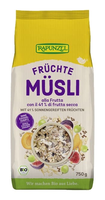 RAPUNZEL MUESLI FRUTTA 2KG