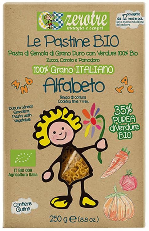 ALFABETO C/PUREA VERDURE 250G