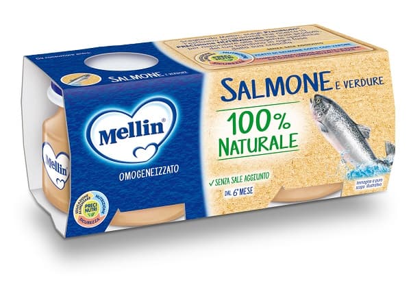 OMO MELLIN Salmone/Verd.4x80g