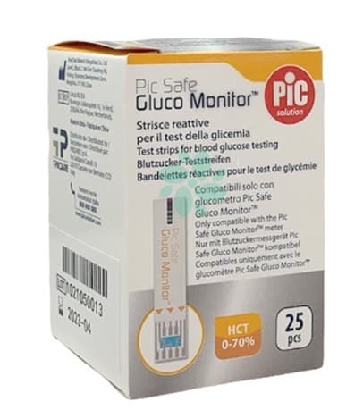 PIC GLUCO Monitor 25 Strisce