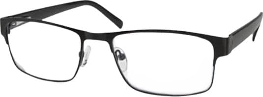 OCCHIALE METAL BLACK +1