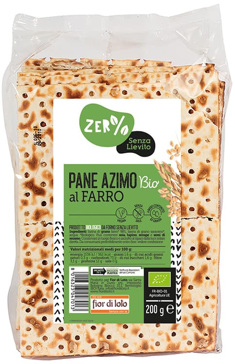 ZER%GLUT Pane Azzimo Farro200g