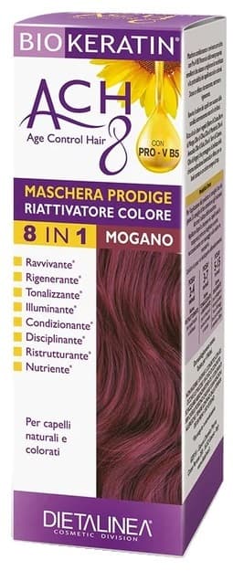 Biokeratin ACH8 - Maschera Capelli Riattivatore Colore Mogano, 150ml