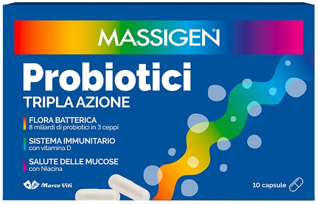 MASSIGEN Probiotici 10Cps