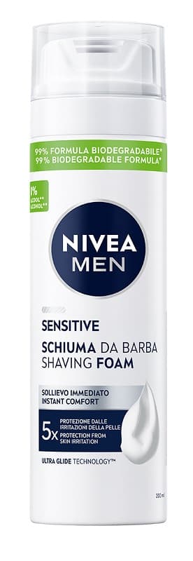 Nivea Men Sensitive Schiuma da Barba Pelli Sensibili 200 ml
