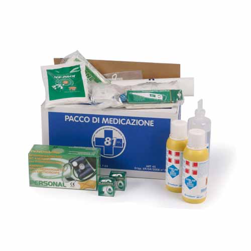 Pacchetto di medicazione reintegro del pacco base completo allegato1 dm 388 del 15/07/2003