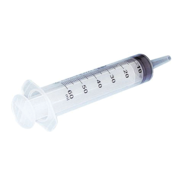 Schizzettone siringa senza ago con cono catetere 60 ml