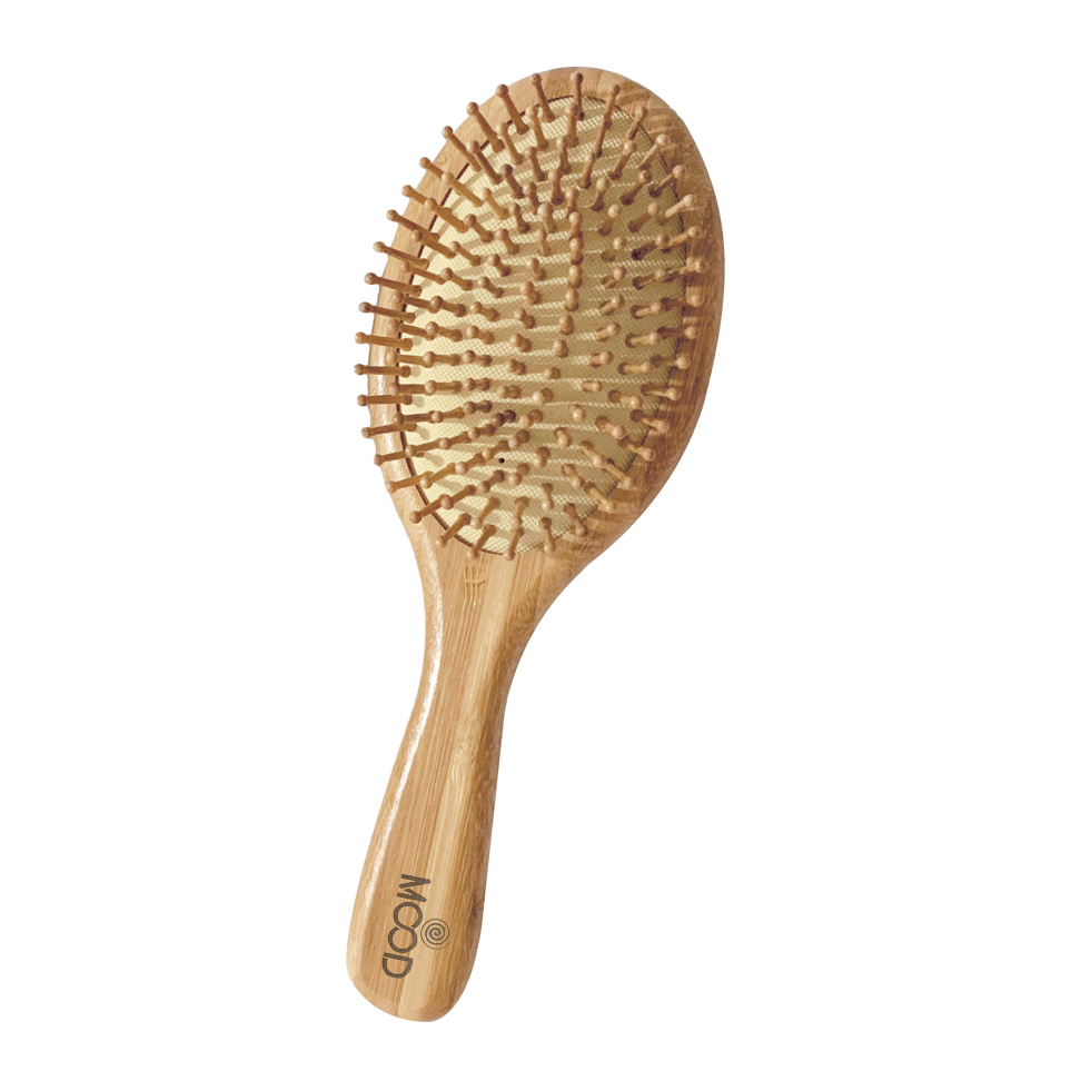 Spazzola capelli legno ovale