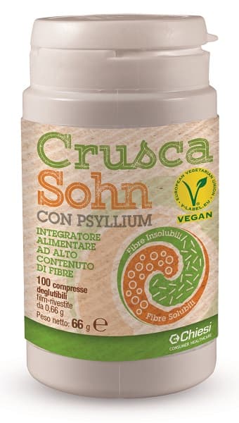CruscaSohn Integratore Intestinale Con Fibre 100 Compresse