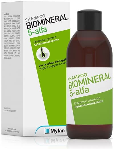 Biomineral 5-Alfa Shampoo Trattante Sebonormalizzante 200 ml