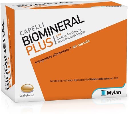 Biomineral Plus Integratore Anticaduta Capelli 60 Capsule